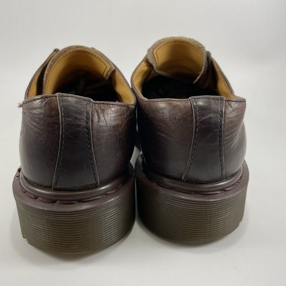 Dr Martens Docs 1461 Chunky Oxfords Womens Size 5 UK, Size 7 US Brown England - Picture 4 of 9